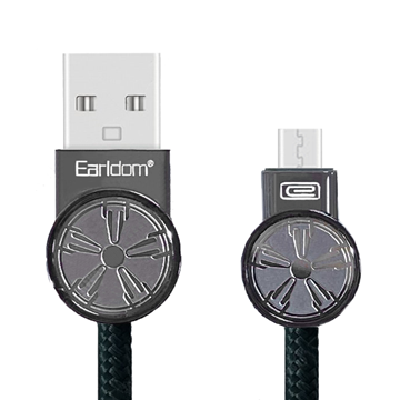 Picture of Earldom EC-088M Fast Charging Cable Micro 3Α 1M - Color: Black
