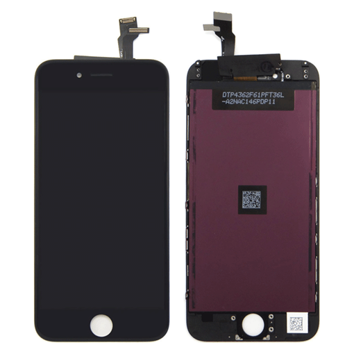 PREMIUM TIANMA Οθόνη LCD με Μηχανισμό Αφής και ear mesh, sensor & camera ring για Apple iPhone 6 TLCD-020 - Χρώμα: Μαύρο