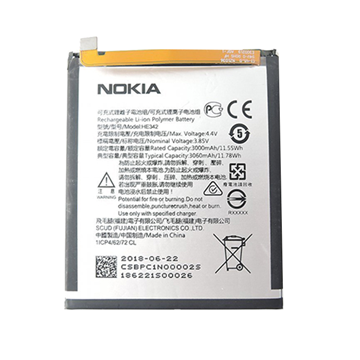 Picture of Battery HE342 for Nokia 6.1 Plus - 3060mAh