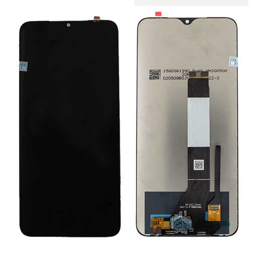 OEM Οθόνη LCD με Μηχανισμό Αφής για Xiaomi Redmi 9T / Poco M3 - Χρώμα: Μαύρο