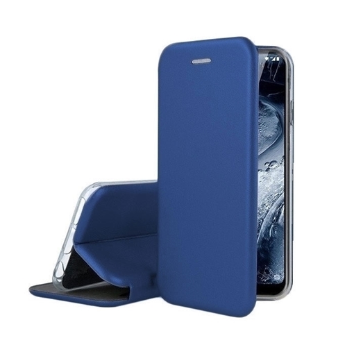 Picture of OEM Smart Magnet Elegance Book For Apple iPhone 12 6.1- Color : Dark Blue