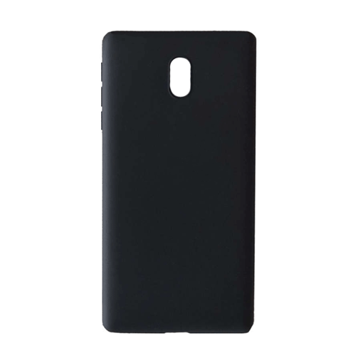 Θήκη Πλάτης Σιλικόνης για Xiaomi Redmi 8 / 8A - Χρώμα: Μαύρο