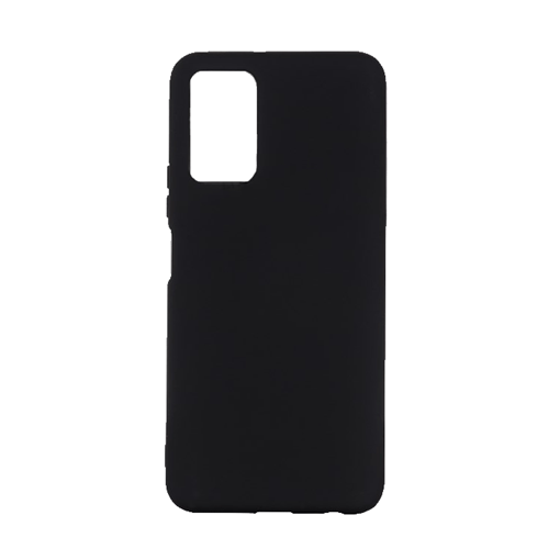 Θήκη Πλάτης Σιλικόνης για Xiaomi Redmi Poco M3 - Χρώμα: Μαύρο