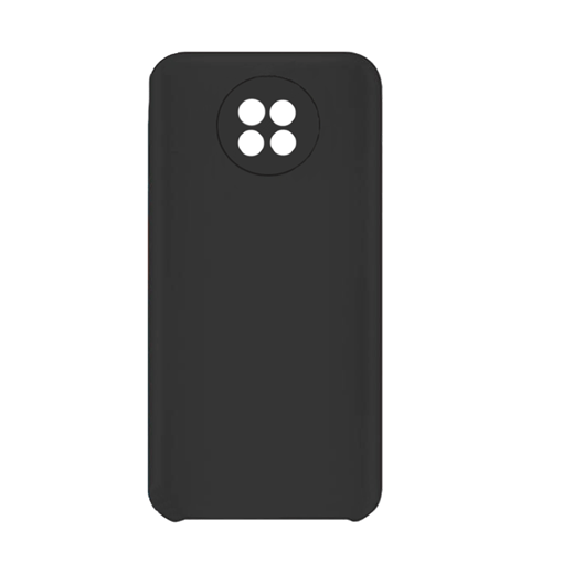 Θήκη Πλάτης Σιλικόνης για Xiaomi Redmi Note 9T - Χρώμα: Μαύρο
