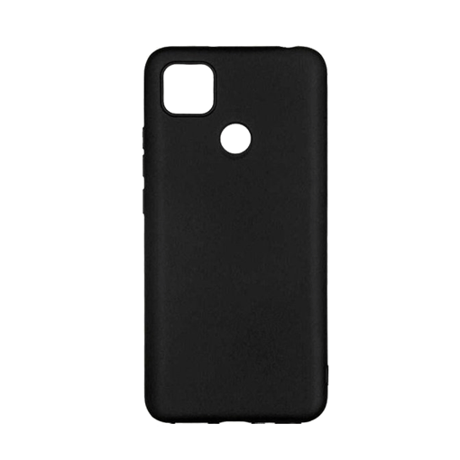 Θήκη Πλάτης Σιλικόνης για Xiaomi Redmi 9c - Χρώμα: Μαύρο