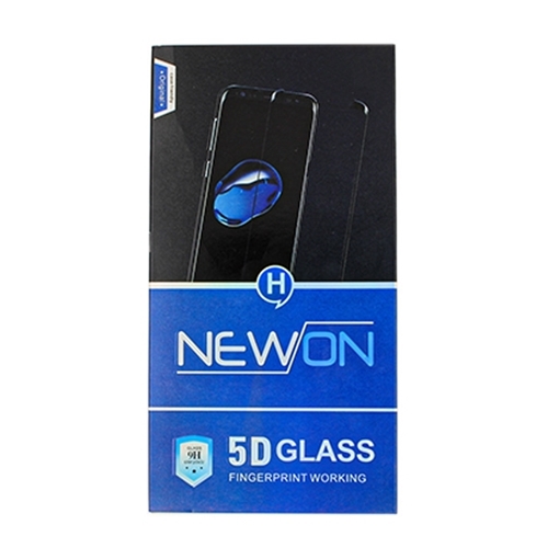 Picture of "Screen Protector Side Glue 5D Full Face Tempered Glass for Samsung Galaxy S21 Plus - Color: Black "