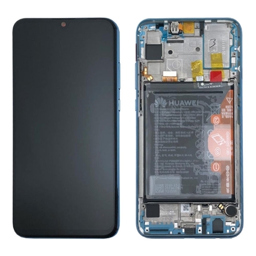 Picture of Original LCD Complete with Frame and Battery for  Huawei Honor 10 Lite (Service Pack) 02352HUV -  Color: Blue