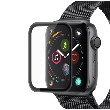 Εικόνα της Προστασία Οθόνης Ρολογιού Apple Watch 40mm Full Glue Tempered Glass 5D - Χρώμα: Μαύρο