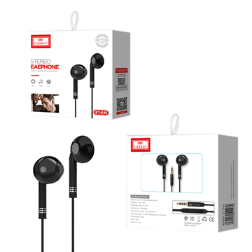 Picture of EARLDOM ET-E41 Handsfree headphones 1.2m -Color: Black