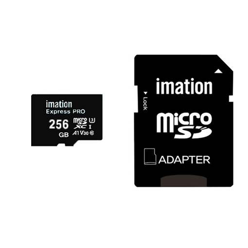 Imation Micro SD Memory Card with Adapter 256GB