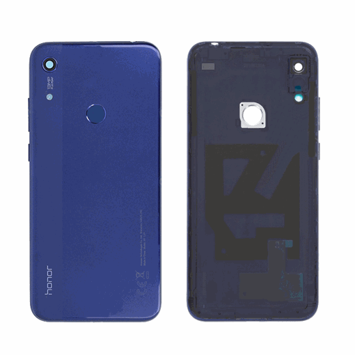 Γνήσιο Πίσω Καπάκι με Δακτυλικό Αποτύπωμα και Τζαμάκι Κάμερας για Huawei Honor 8A 02352LAW - Χρώμα: Μπλε