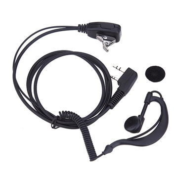 Εικόνα της Ακουστικά τύπου headphone Security με μικρόφωνο PTT Acoustic Tube 2 Pin