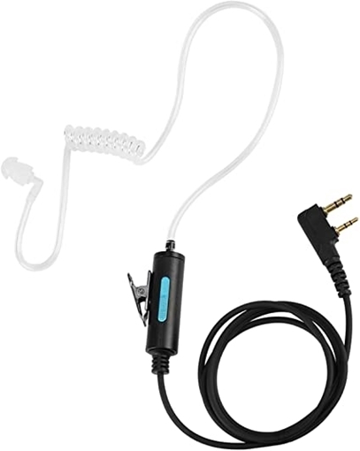 Ακουστικά τύπου Earpiece Security  for BAOFENG διαφανές με μικρόφωνο PTT Acoustic Tube 2 Pin