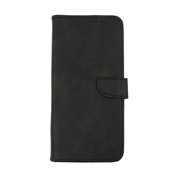 Εικόνα της Θήκη Βιβλίο / Leather Book Case with Clip για Huawei Y6 2018 - Χρώμα: Μαύρo