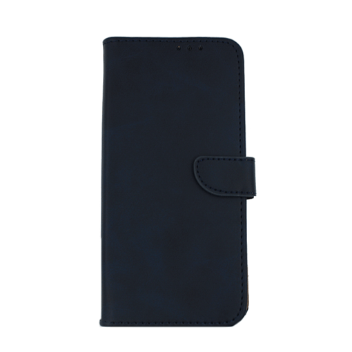 Picture of Leather Book Case with Clip for Huawei P Smart S - Color: Blue