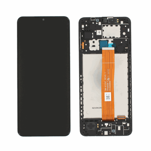 Picture of Original LCD Complete with Frame for Samsung Galaxy A12 (A125F) GH82-24491A- Color: Black