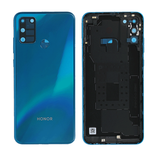 Γνήσιο Πίσω Καπάκι με Δακτυλικό Αποτύπωμα και Τζαμάκι Κάμερας για Huawei Honor 9A 02353QQN - Χρώμα: Μπλε