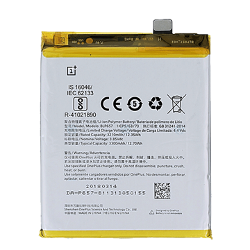 Picture of Battery BLP657 for OnePlus 6 -3300mAh