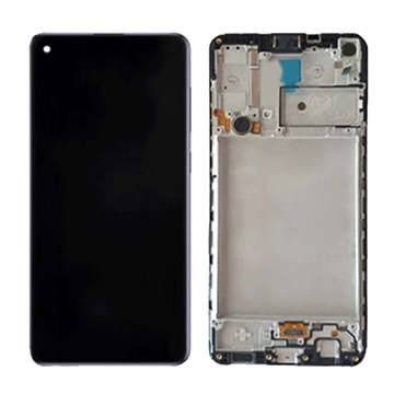 Picture of Original LCD Complete with Frame Samsung Galaxy A22 4G (A225) GH82-25944A - Color: Black