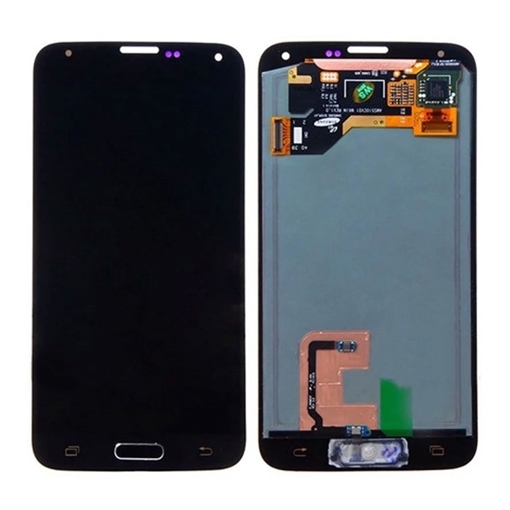 Γνήσια Οθόνη LCD με Μηχανισμό Αφής για Samsung Galaxy S5 G900F GH97-15959B - Χρώμα: Μαύρο