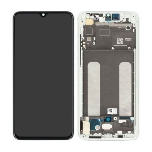 Γνήσια Οθόνη LCD με Μηχανισμό Αφής και Πλαίσιο για Xiaomi Mi 9 Lite 560910015033 (Service Pack) - Χρώμα: Λευκό