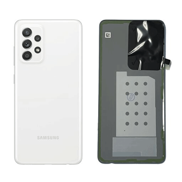 Εικόνα της Γνήσιο Πίσω Καπάκι με Τζαμάκι Κάμερας για Samsung Galaxy A52 4G A525 / A52 5G A526 GH82-25427D - Χρώμα: Λευκό