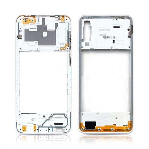 Γνήσιο Μεσαίο Πλαίσιο Middle Frame για Samsung Galaxy A30s A307F GH98-44765D - Χρώμα: Λευκό