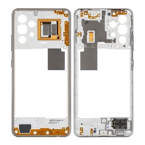 Γνήσιο Μεσαίο Πλαίσιο Middle Frame για Samsung Galaxy A32 4G A325 GH97-26181B - Χρώμα: Λευκό