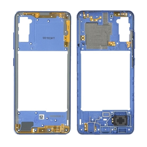 Picture of Original Middle Frame for Samsung Galaxy Α41 A415 GH98-45511D - Colour: Blue