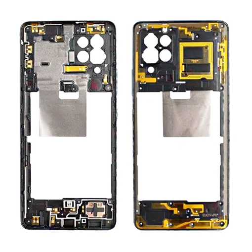 Γνήσιο Μεσαίο Πλαίσιο Middle Frame για Samsung Galaxy Α42 5G A426 GH97-25855A - Χρώμα: Μαύρο