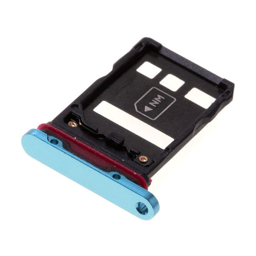 Γνήσια Υποδοχή Κάρτας SIM και SD (SIM Tray) για Huawei P30 Pro 51661MFE -Χρώμα: Aurora Blue