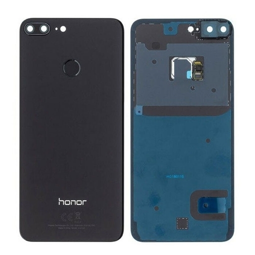 Γνήσιο Πίσω Καπάκι με Δακτυλικό Αποτύπωμα και Τζαμάκι Κάμερας για Huawei Honor 9 Lite 02351SYP - Χρώμα: Μαύρο