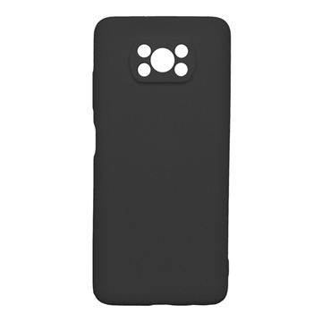 Εικόνα της Θήκη Πλάτης Σιλικόνης για Xiaomi Redmi POCO X3 - Χρώμα: Μαύρο