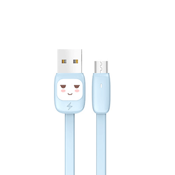Picture of USAMS US-SJ232 U7 Charging Cable Micro to USB 1M - Color: Light Blue