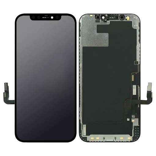 Refurbished Οθόνη LCD με Μηχανισμό Αφής για iPhone 12 / 12 Pro - Χρώμα: Μαύρο