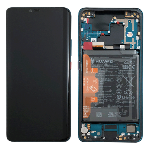 Picture of Original LCD Complete with Frame and Battery for Huawei Mate 20 Pro (Service Pack) 02352GGB - Colour: Green