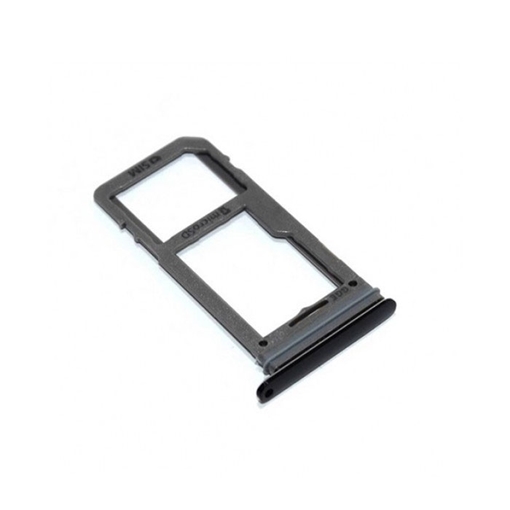 Picture of Original Dual SIM and SD Tray for Samsung Galaxy S8 Plus G955F / Galaxy S8 G950F GH98-41131A - Color: Black