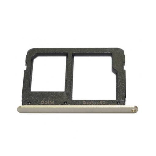Picture of Original Single SIM and SD (SIM Tray) for Samsung Galaxy A3 2016 A310F / A5 2016 A510F GH98-39610A - Color: Gold