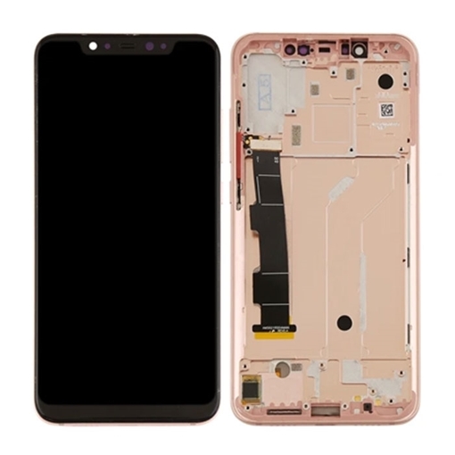 Γνήσια Οθόνη LCD με Μηχανισμό Αφής και Πλαίσιο για Xiaomi Mi 8 560510001033 (Service Pack) - Χρώμα: Ροζ