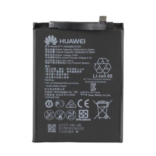 Γνήσια Μπαταρία Huawei HB356687ECW για Mate 10 Lite/Honor 7X/P30 Lite/P Smart Plus 3340 mAh (Service Pack) 24022598
