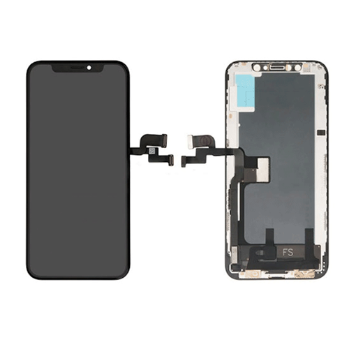 GS Soft OLED Οθόνη LCD με Μηχανισμό Αφής για iPhone Xs - Χρώμα: Μαύρο