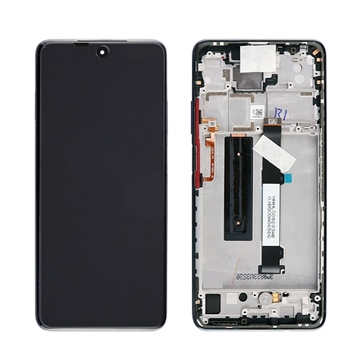 Picture of Display Unit with Frame for Xiaomi Mi 10T Lite 5G 5600040J1700 (Service Pack) - Color: Black