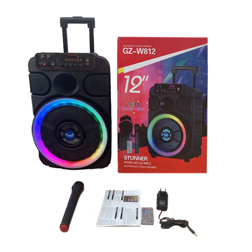 GZ-W812 Bluetooth Φορητό ηχείο - Wireless Portable Speaker 12''
