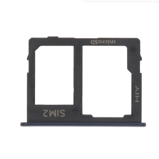 Picture of Original Dual Sim SD Tray for Samsung Galaxy J6 Plus GH64-07065A - Colour: Black