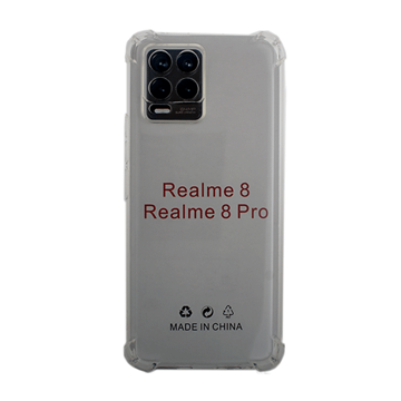 Picture of Silicone Case Anti Shock 1.5mm for Realme 8 - Color: Clear