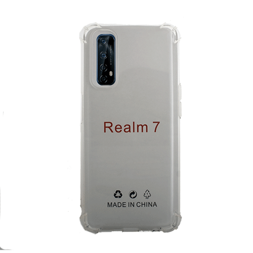 Picture of Silicone Case for Anti Shock 1.5mm για Realme 7 - Color: Clear