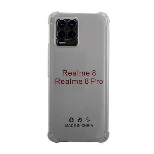 Picture of Silicone Case for Anti Shock 1.5mm for Realme 8 Pro  - Color: Clear