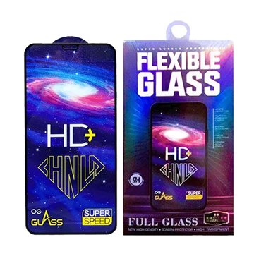Picture of Screen Protector HD+ Full Face Tempered Glass for Realme 7i - Color: Black