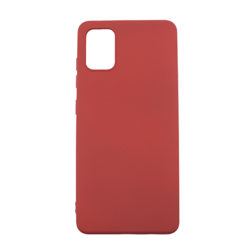 Picture of Silicone Case Soft Back Cover for Samsung A51 4G A515F - Color: Red