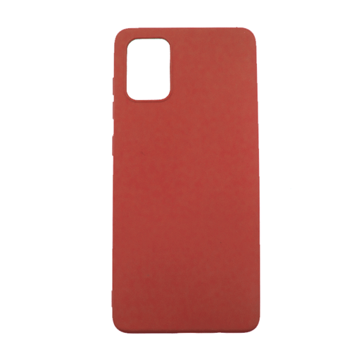 Θήκη Πλάτης Σιλικόνης Soft Back Cover για Samsung A71 4G A715F - Χρώμα: Κόκκινο
